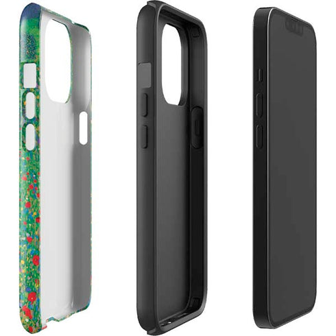 Poppy Field by Gustav Klimt iPhone 15 Pro Max Impact Case